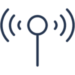 Icon graphic of a transmitter